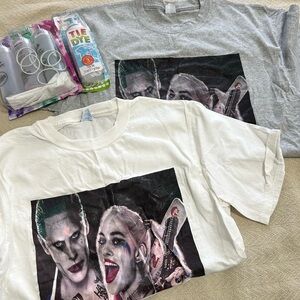 Gray and White Graphic Kids T-Shirts